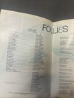 Follies Program 1987 Shaftesbury Theater London