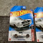 Hot Wheels 2025  New White 67 Shelby Gt500 Mustang 60th   4 Pack