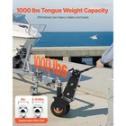 1000lbs Trailer Mover Dolly Manual electric Drive With 2in  2-5 16in Hitch Balls