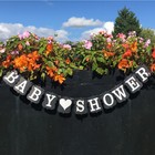 Custom Baby Shower Bunting Banners Card Photo Prop - Baby Shower Decoration