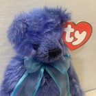 Ty Attic Treasures River Blue Teddy Bear Plush 1998 Retired Vintage Mpn 06237