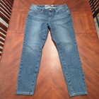 Seven7 Jeans Women 14 Blue Skinny Mid Rise Denim Pants Casual Stretch Comfort