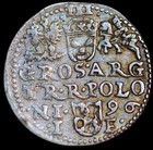 Europian Medieval Poland Lituania Trojak 3 Groschen 1596 Sigismund Iii 9244