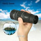 Day night 16x52 High Power Monocular Hd Telescope Dual Focus 8000m W phone Clip