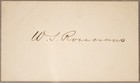 William S   old Rosy  Rosecrans - Autograph
