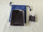 Ronson Vintage Lighter And Cigarette Case With Soft Case   Ronson Standard