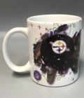 Vintage Pittsburgh Steelers Coffee Mug Cup Helmet Logo 1996 Nfl Football 90s