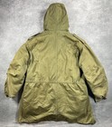 Vintage Us Army M-1951 Fishtail Parka Green Size L Lined Korean War Era