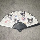 Double Sided Kuromi Japanese Folding Hand Fan  Cartoon Characters   B w p
