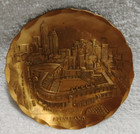 Vtg Cleveland Ohio Wendell August Forge Solid Bronze Collector Dish  4-3 8  Dia 