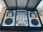 Numark Axis 8 Dj Set Up 2 Table Top Cd Player   Matrix 3 Mixer W  Odyssey Case
