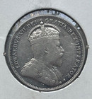 Canada 1905  925 Edward Sterling Silver Twenty-five 25 Cents Quarter