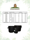 1 5 10 20 30 45 50-400 Gallon Fabric Grow Bags  Planter  Fabric Pot  Black tan