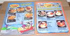 Vintage 1988 Denny s Flintstones Menu Lot  2 