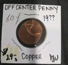 Nd Lincoln Cent Mint Error Struck Off Center With Indent Red Bu Gem Worthy  le08