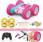 Remote Control Car For Kids 360  rotating Double Sided Rc Cars 4wd 2 4ghz Stunt 