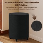 Littoak Powered Subwoofer  6 5       Sub With Dsp  Up To 100 Watts 40-250hz Black