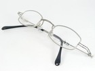  Silver  black Eyeglasses Glasses Frame 41-23-145mm   Good 4 High Prescription 