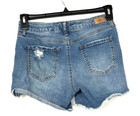 Sofia Jeans Lila Short Distressed Med Wash Cutoff Stretch Denim Shorts - Size 2