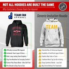 Nhl Faceoff Fleece Hoodie - Jersey Stripe Unisex Pullover Sweatshirt   Nhl Fa   