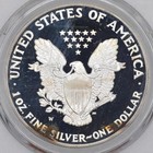 2001-w  1 Proof American Silver Eagle Pcgs Pr67dcam - Beautiful Toning