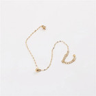 Luxury 18k Gold Plated Thin Lip Chain Anklet Bold Foot  Minimalist   Trendy