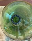 Enormous Antique French Demijohn Hand-blown Green Glass Bottle 21 1 2    In Height