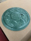 Vintage Judaica Israel Enamel Metal Seder Passover Matzo Plate  9  Jewish