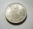 Brazil 1913 Silver 1000 Reis Km510 High Grade