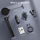 Usb Podcast Microphone  Gaming Pc Studio Mic Kit With Adjustable Arm Stand  Q9s