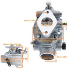 New Carburetor Assy For Ih Farmall Tractor A Av B Bn C Super 352376r92 352047r91