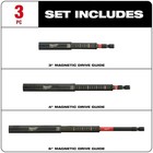 Milwaukee Tool 48-32-4519 Shockwave 3pc Impact Magnetic Drive Guide Set
