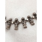Vintage Rajasthan Indian Tribal Silver Payal Anklet 10  Handcrafted Paizeb