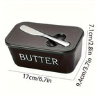Butter Dish With Lid And Knife food Grade Pp Butter Container