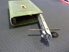 Vintage Zell Products Advertising Metal Book Coin Bank   Calender  With Key