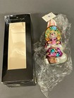 Marvelous Vintage Rosey O   hara Bunny By Christopher Radko Christmas Ornaments