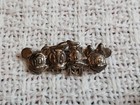 Vintage 1 5  Walt Disney Sterling Silver Pin brooch Mickey Donald Pluto Minnie 