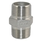 3 4  3 4 Inch Male Pipe Fitting Hex Nipple Npt Stainless Steel Ss304 Connector