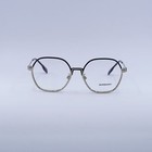 Burberry Be1379d 1109 Black silver 55mm Eyeglasses New Authentic