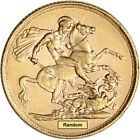 Great Britain Gold Sovereign   2354 Oz  - Victoria Young - Avg Circ Random Date