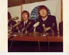 1965 Beatles Pan Am Press Conference Photo Set     5 Original Kodak Prints Rare