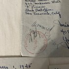 Wwii 1945  Letter From  at Sea    k  Division To Girlfriend 