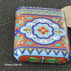 Antique Russian Silver Enamel Match Safe 
