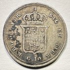 1855 Naples And Sicily 10 Grani Silver Ferdinand Ii Two Sicilies Italy Type Coin