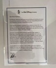 D23 Disney 100 Expo Once Upon A Studio Lithograph Cast Member Exclusive   Letter