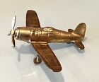 Vintage Antique Brass  Desk Collector Aviation Pilot Decor Air Plane Figure