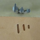3-piece Bar Grounder Leather Stamp Set  Stainless Steel Leather Tools