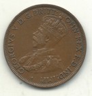 A Very Fine Vf 1933 Australia - Australian One Half 1 2 Penny Coin-apr404