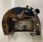 Harley Davidson Chrome Horseshoe Style Side Fill Oil Tank   Reservoir 62498-00a 