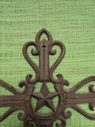 Cast Iron Ornate Wall Hanging Cross 12    X 8   